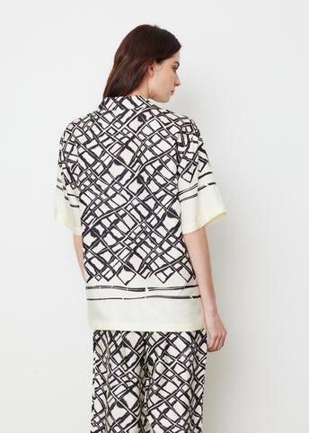 Silk Labrynth Shirt