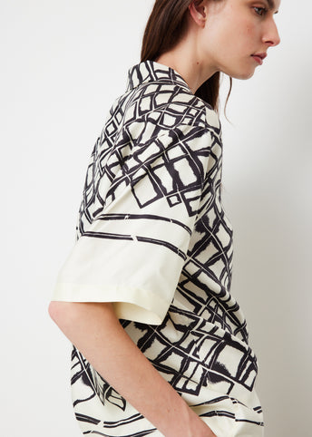 Silk Labrynth Shirt