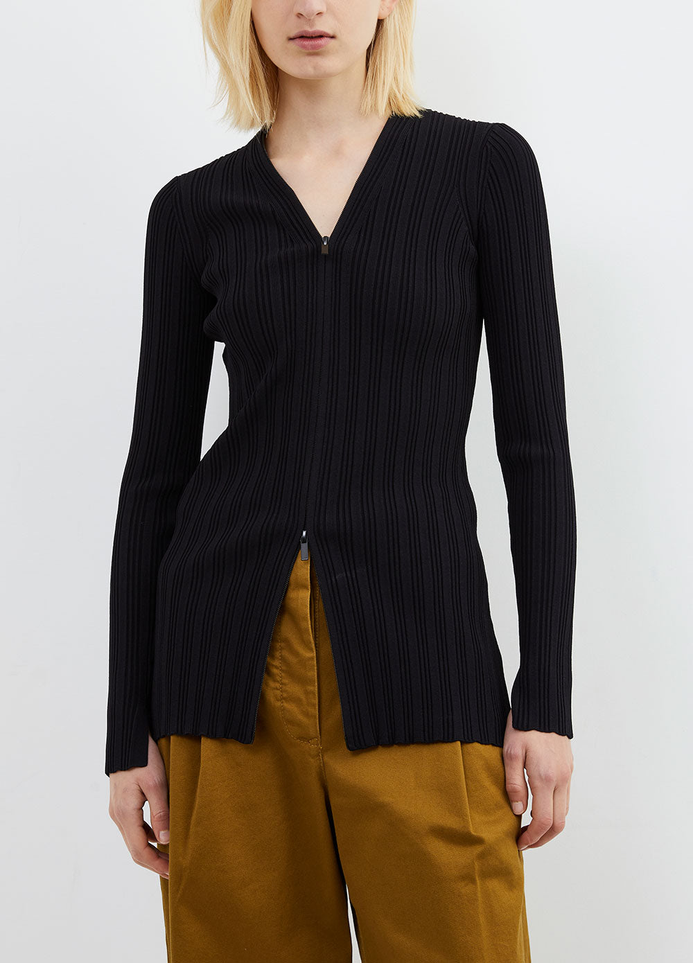 Rib Knit Cardigan