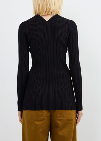 Rib Knit Cardigan