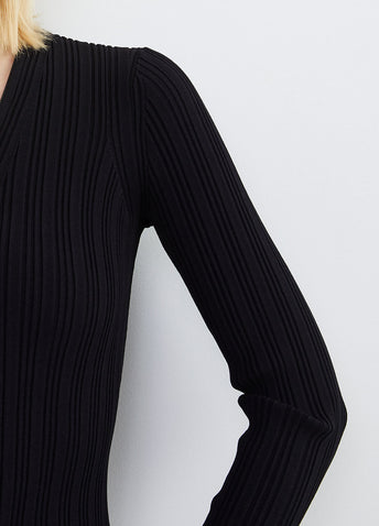 Rib Knit Cardigan