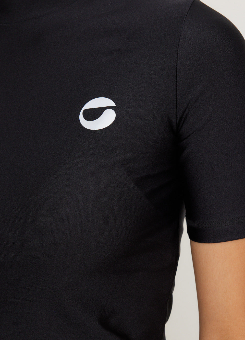 High Neck Fitted Top