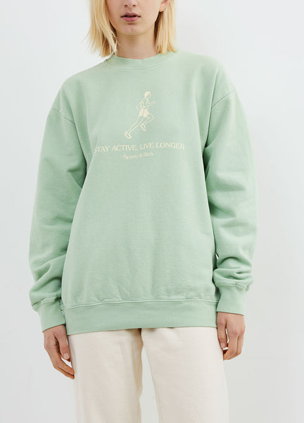 Stay active online live longer sweatshirt