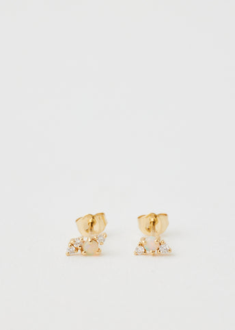 Tiny Chroma Opal Earrings