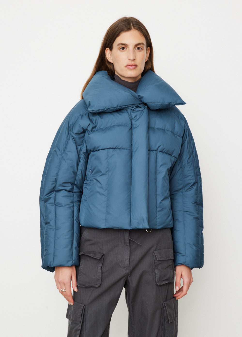 Oleda Down Mat Tech Puffer Jacket