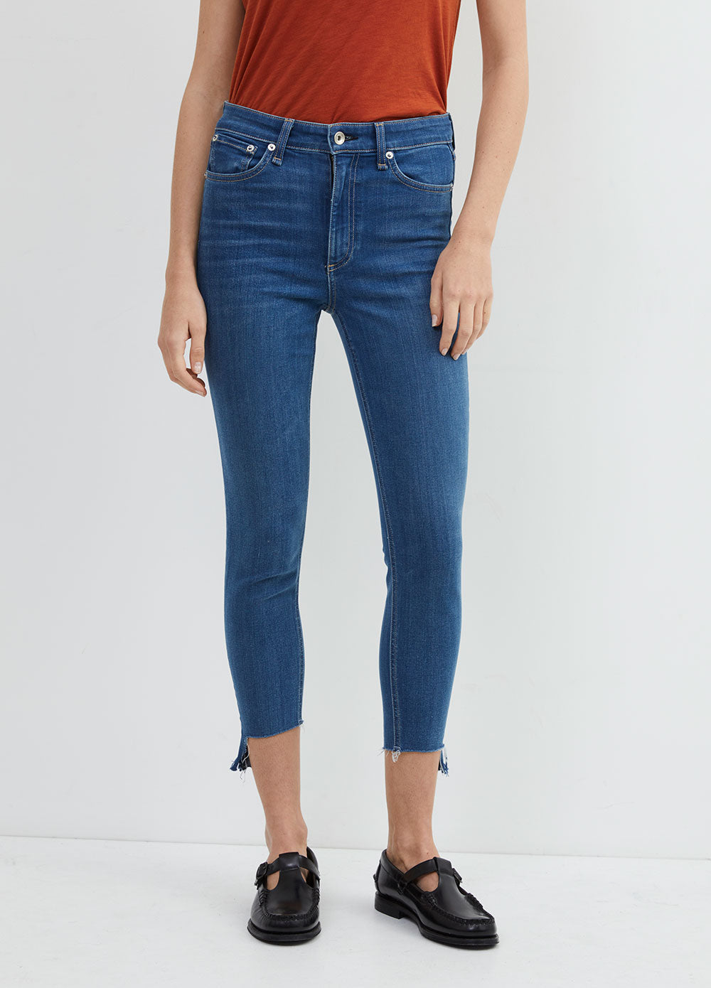 Nina High-rise Ankle Skinny Jeans