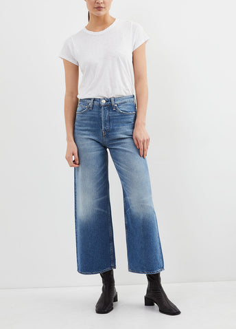 Maya High-Rise Ankle Wide Leg Jeans