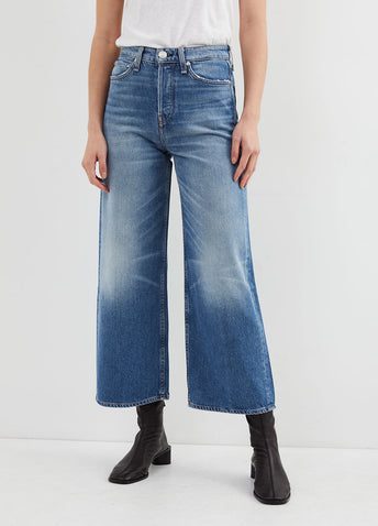 Maya High-Rise Ankle Wide Leg Jeans