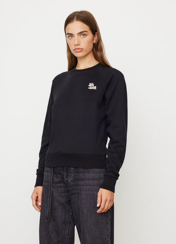 Dressed Fox Patch Adjusted Sweatshirt