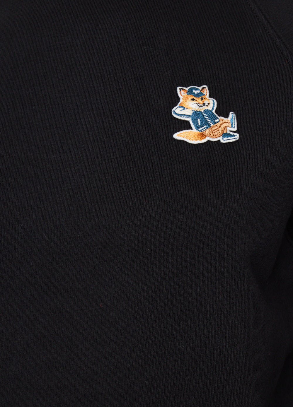 Dressed Fox Patch Adjusted Sweatshirt