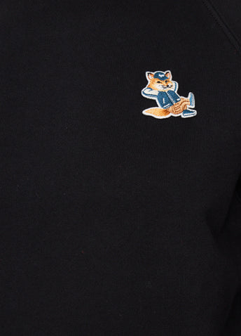 Dressed Fox Patch Adjusted Sweatshirt
