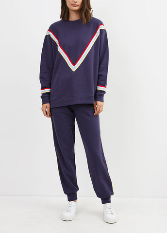 Chevron Boyfriend Sweatshirt