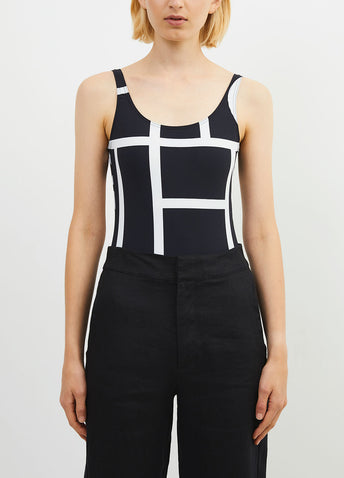 Negative Monogram Swimsuit