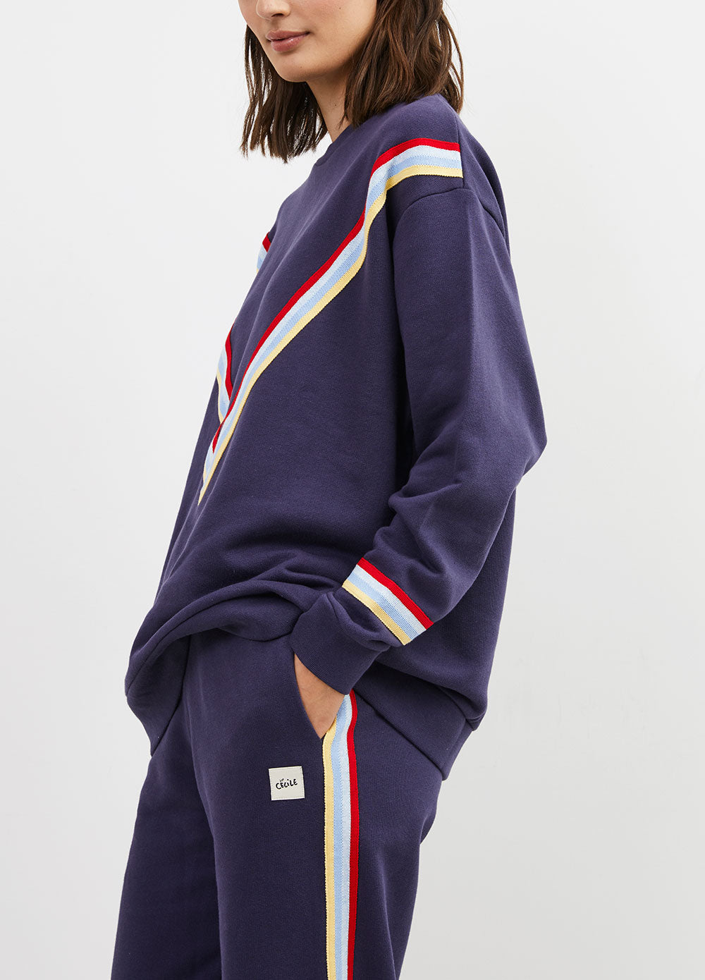Chevron Boyfriend Sweatshirt