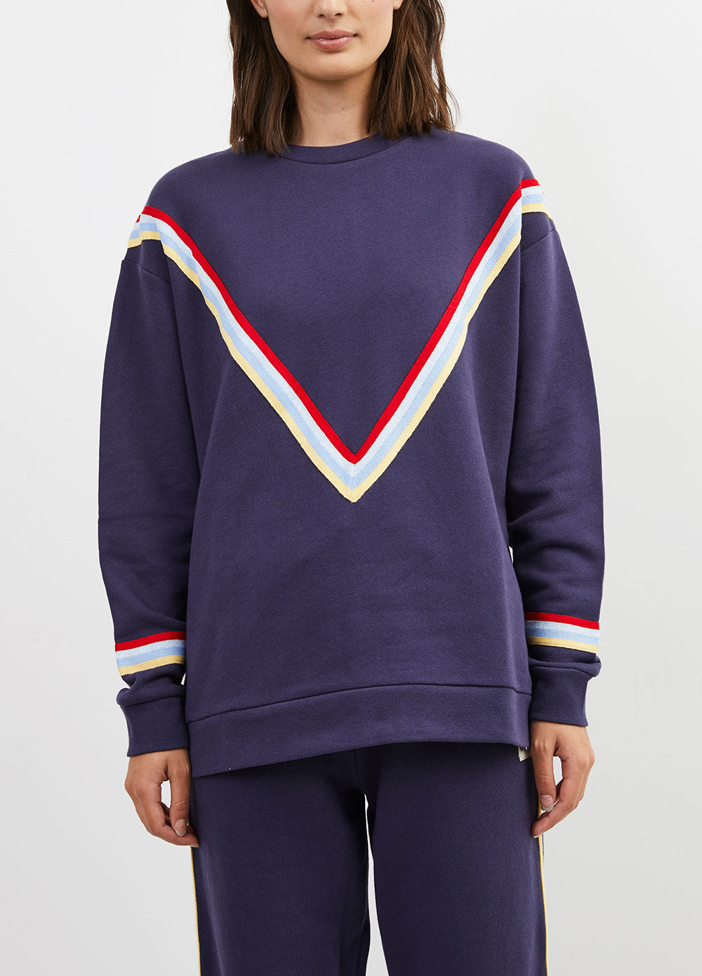 Chevron Boyfriend Sweatshirt