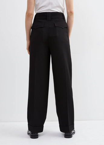Heavy Crepe Trousers