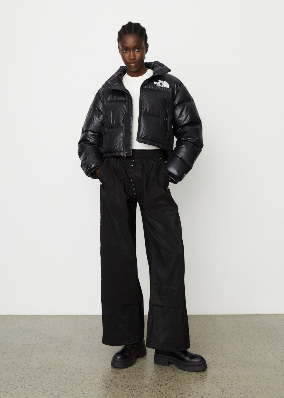 Cropped Jacket Nuptse Jacket North Face Women's Womens Nuptse