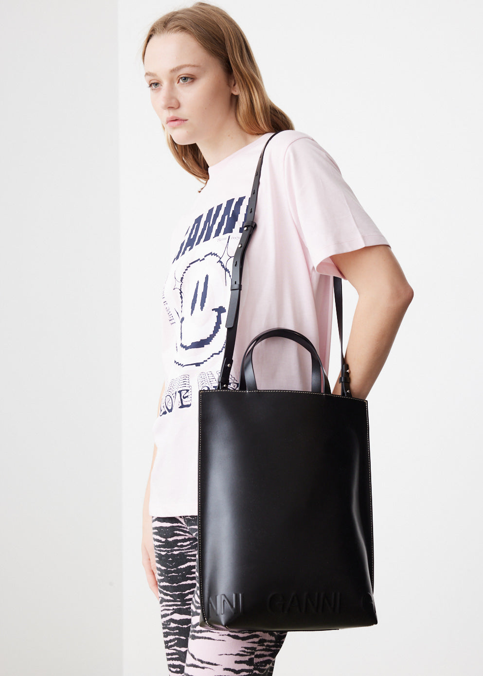 Ganni banner tote Clearance