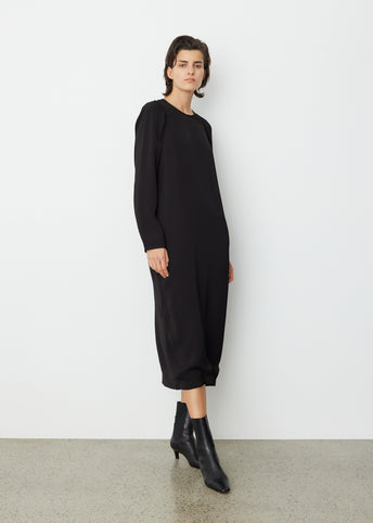 Slouched Shoulder Dress