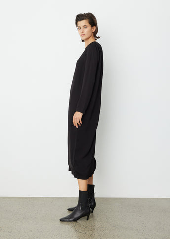Slouched Shoulder Dress