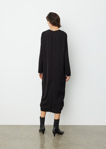 Slouched Shoulder Dress