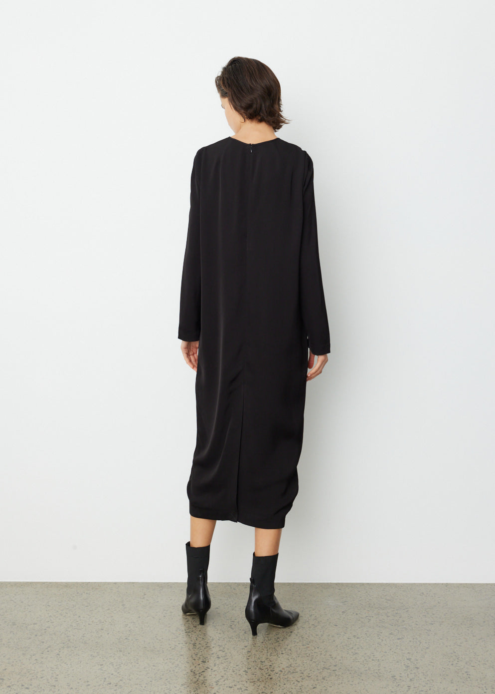 Slouched Shoulder Dress