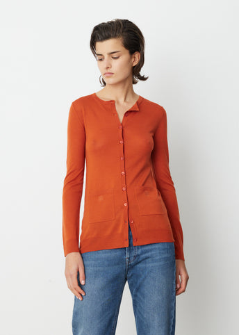Fine Knit Merino Cardigan