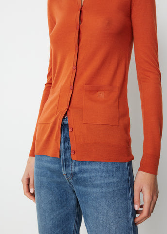 Fine Knit Merino Cardigan
