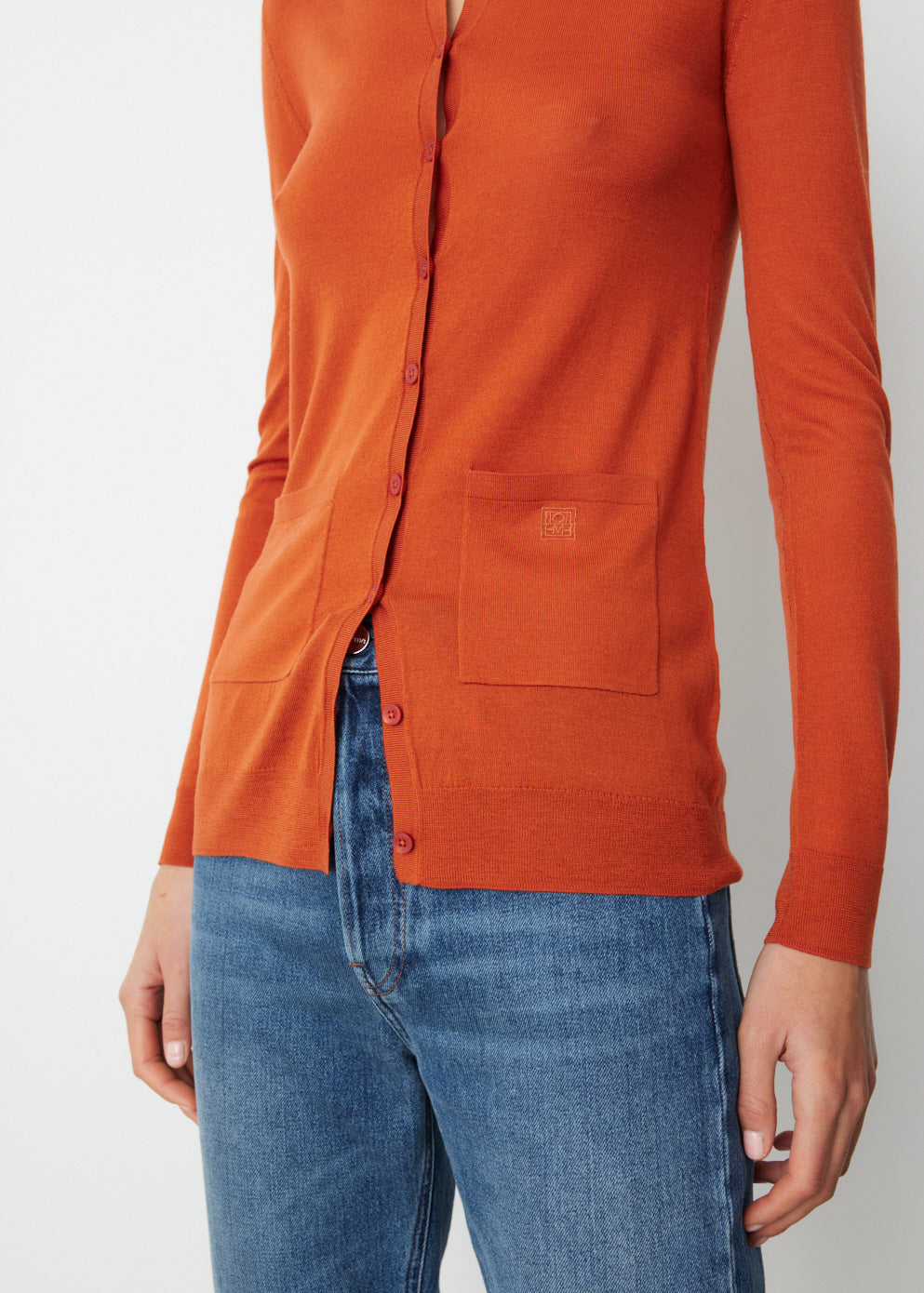 Fine Knit Merino Cardigan