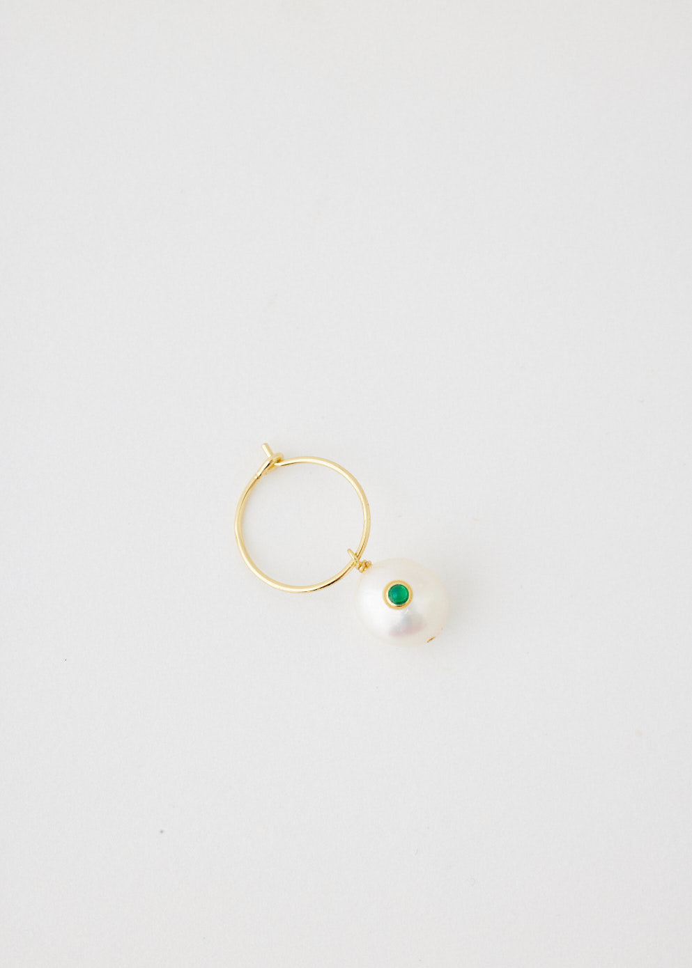 Pearl Hoop Earring