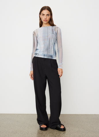 Double Layered Print Top