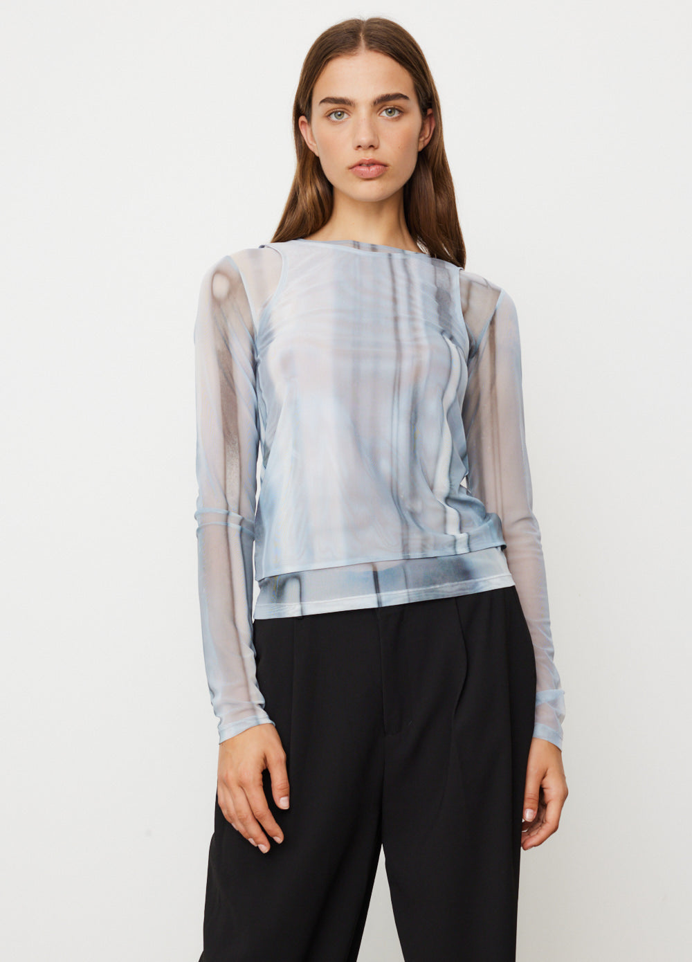 Double Layered Print Top