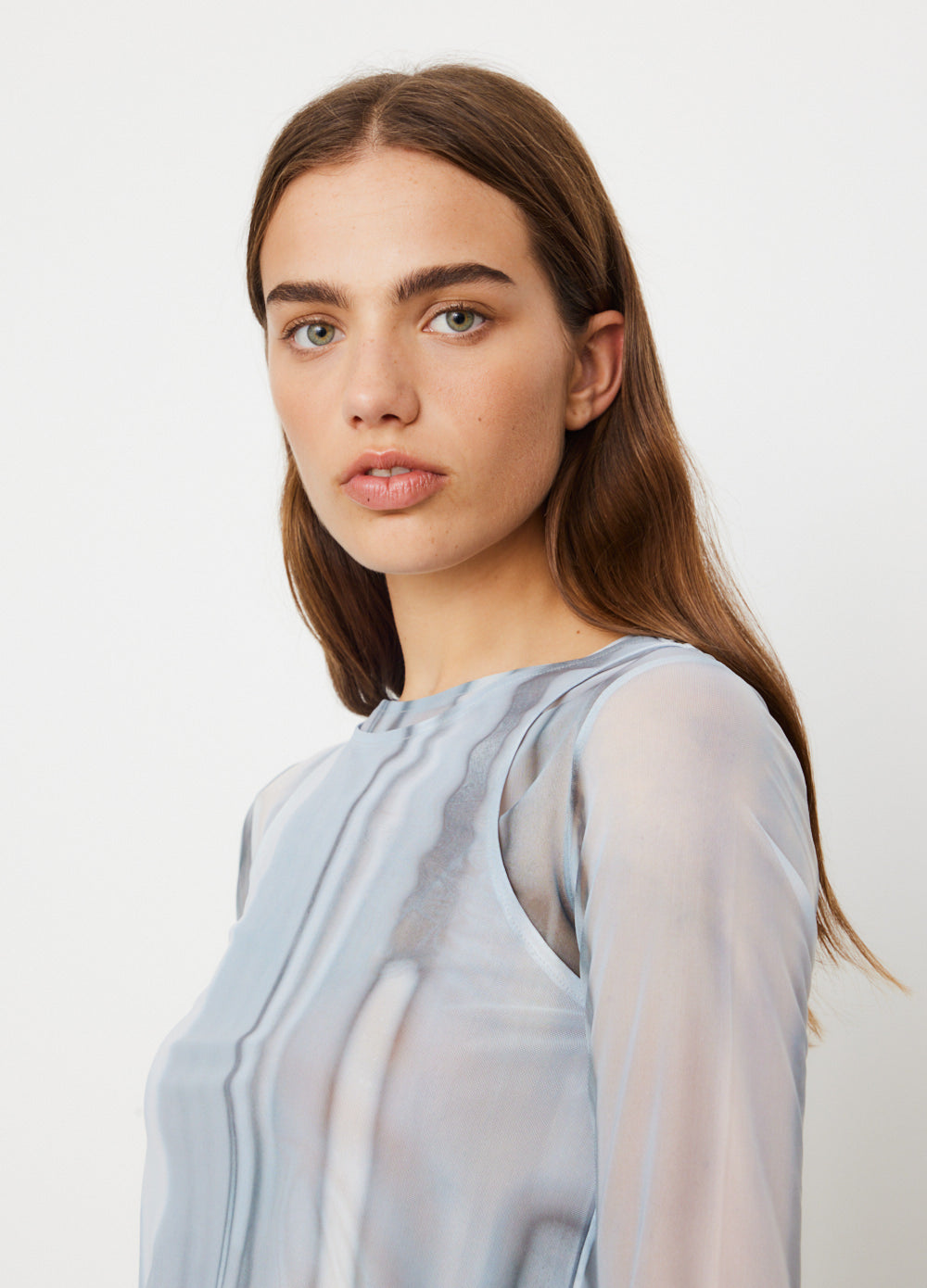 Double Layered Print Top