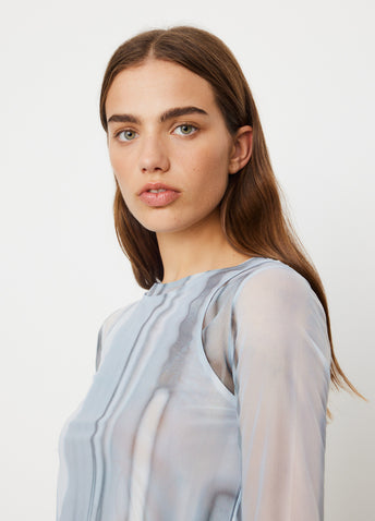 Double Layered Print Top
