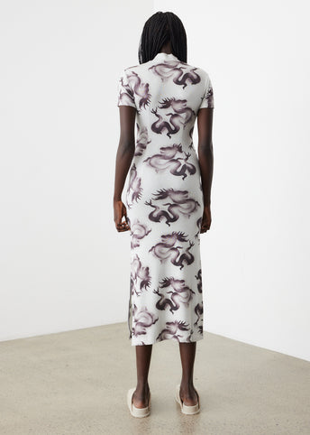 Digital Print Dress