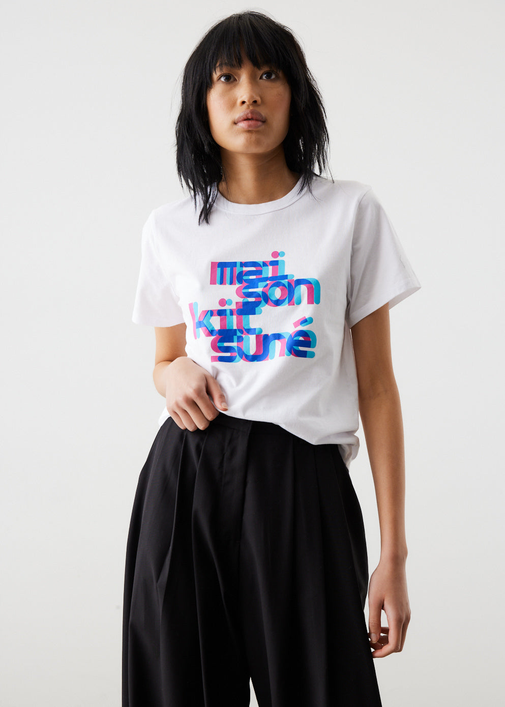 Neon Offset Typo Classic T-Shirt