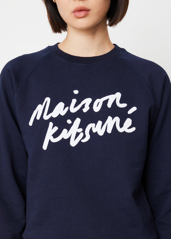 Handwriting Adjusted Sweatshirt