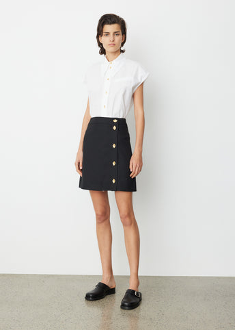 Sleeveless Poplin Blouse