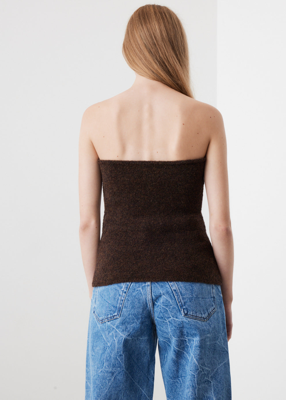 Meo Knitted Bustier Brown