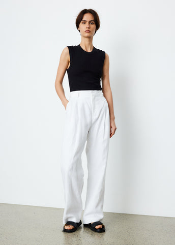 Cropped Rib Muscle Tank