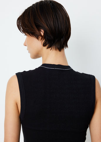 Cropped Rib Muscle Tank