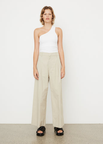 Relaxed Pleat Front Pants