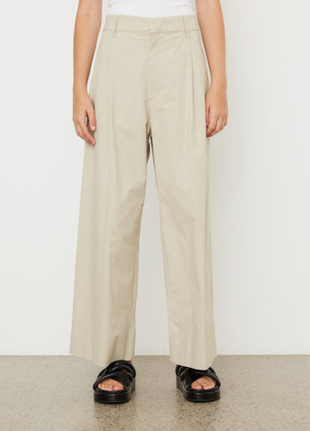 Relaxed Pleat Front Pants