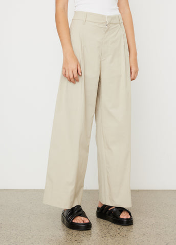 Relaxed Pleat Front Pants