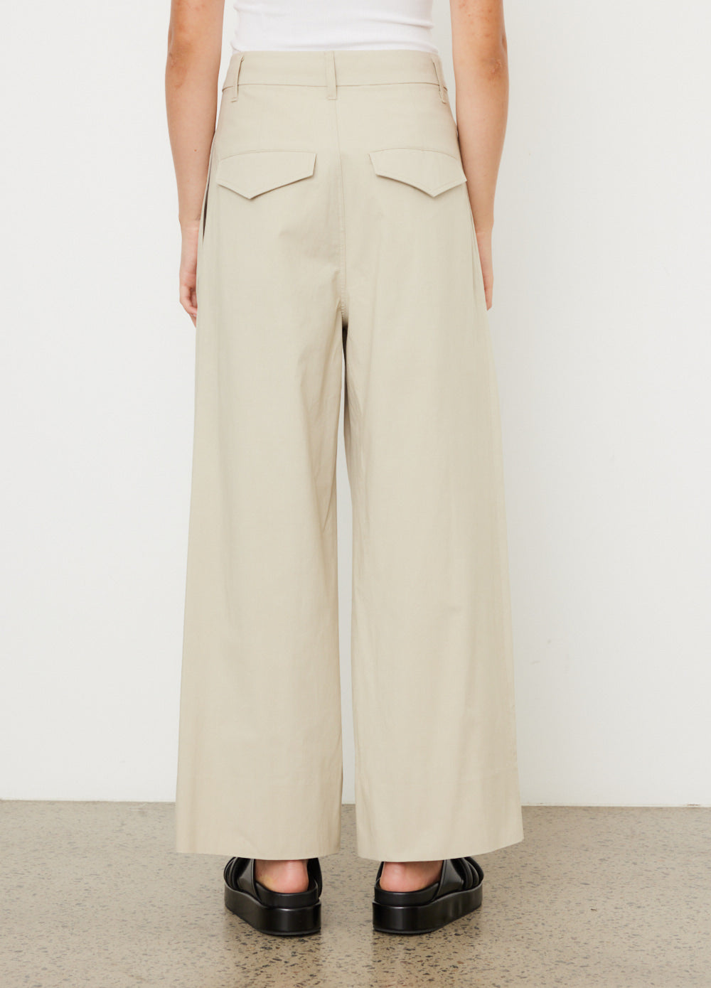 Relaxed Pleat Front Pants