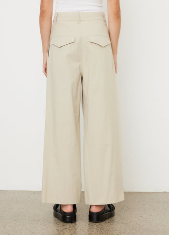 Relaxed Pleat Front Pants