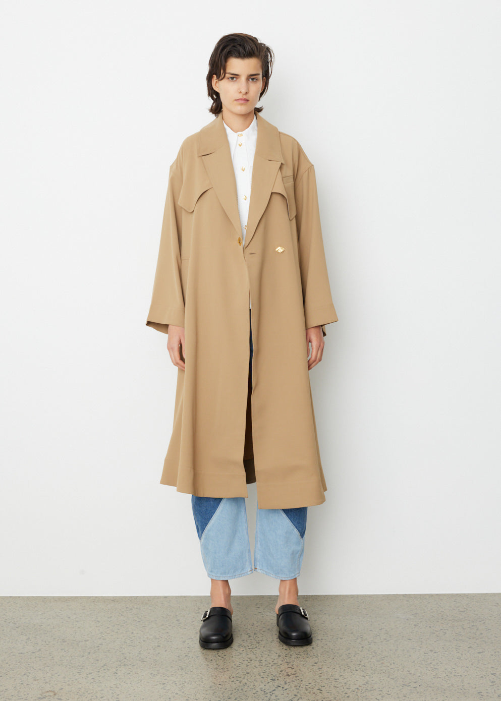 Drapey Oversized Trench
