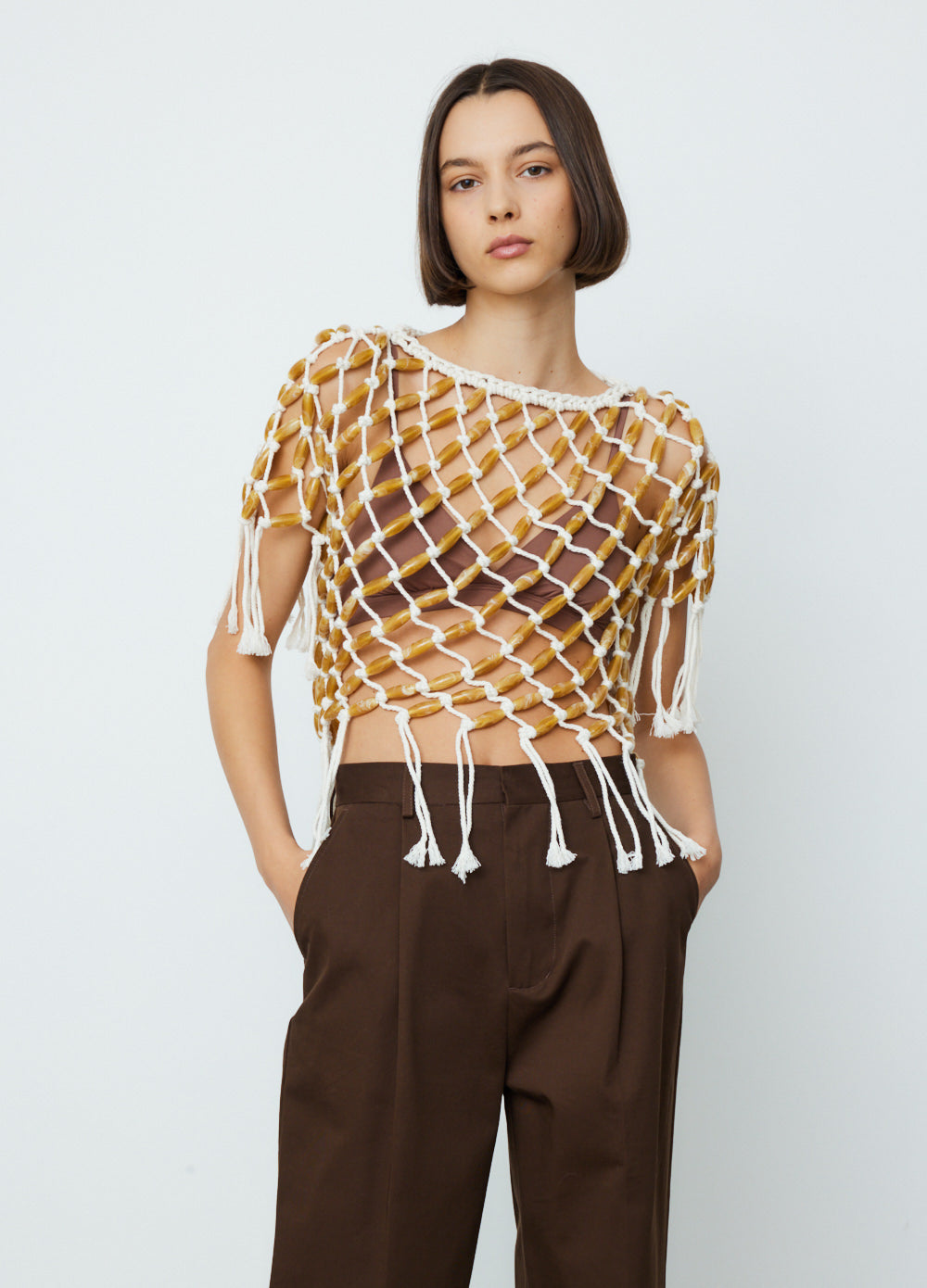 Macrame Bead T-Shirt