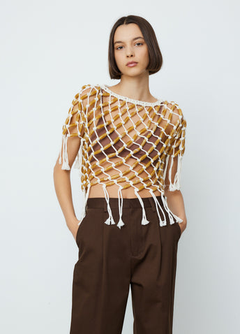 Macrame Bead T-Shirt