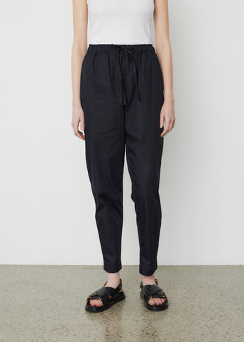 Contrast Stitch Poplin Pant